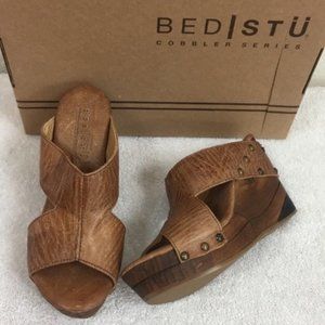 Bed Stu Olea Wedge Sandal - Brand New - Never Worn Size 6